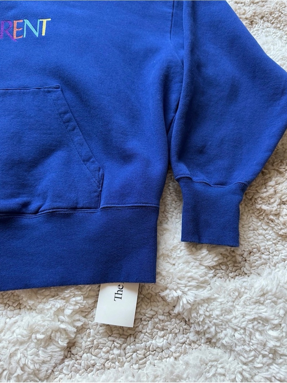 Saint Laurent YSL color logo oversized hoodie sweatshirt XS - Picture 7 of 10